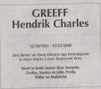 Hendrik Charles GREEFF